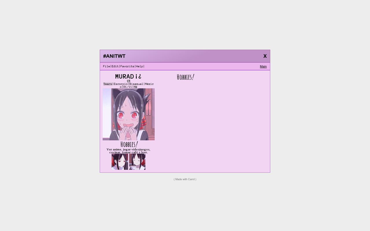 Carrd profile picture for @murad
